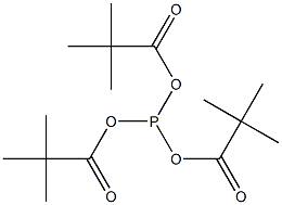 Phosphorous acid tripivaloyl ester Struktur