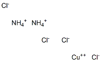 Diammonium copper(II) tetrachloride Struktur