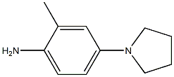 2-Methyl-4-(1-pyrrolidinyl)benzenamine Struktur