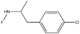 Fluoro-p-chloroamphetamine Struktur