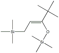 4,4-Dimethyl-1-trimethylsilyl-3-trimethylsilyloxy-2-pentene Struktur