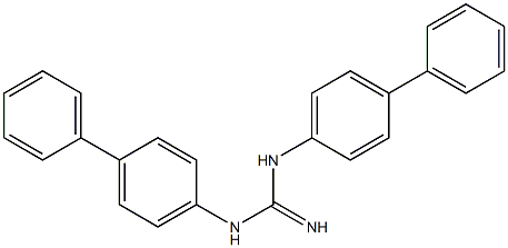 N,N'-Bis(1,1'-biphenyl-4-yl)guanidine Struktur