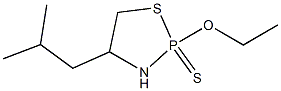 2-Ethoxy-4-(2-methylpropyl)-1,3,2-thiazaphospholidine 2-sulfide Struktur