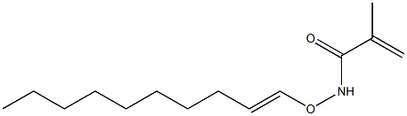 N-(1-Decenyloxy)methacrylamide Struktur