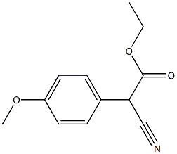 Cyano(4-methoxyphenyl)acetic acid ethyl ester Struktur