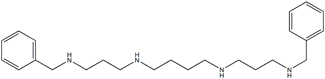 N,N'-Bis[3-(benzylamino)propyl]tetramethylenediamine Struktur