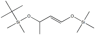 [3-(tert-Butyldimethylsiloxy)-1-butenyloxy]trimethylsilane Struktur