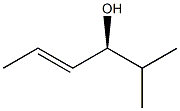 [S,(+)]-2-Methyl-4-hexene-3-ol Struktur