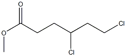 4,6-Dichlorocaproic acid methyl ester Struktur