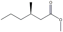 [R,(+)]-3-Methylhexanoic acid methyl ester Struktur