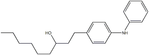 4-(3-Hydroxynonyl)phenylphenylamine Struktur