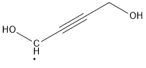 1,4-Dihydroxy-2-butyn-1-ylradical Struktur