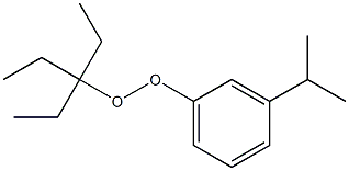 3-Isopropylphenyl 1,1-diethylpropyl peroxide Struktur