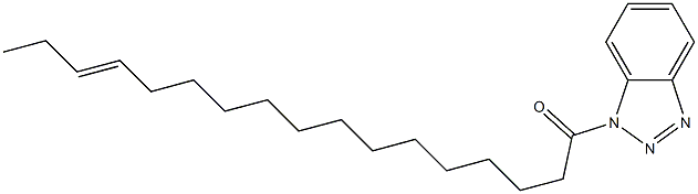 1-(14-Heptadecenoyl)-1H-benzotriazole Struktur