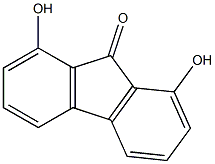 1,8-Dihydroxy-9H-fluoren-9-one Struktur