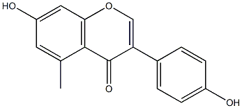 4',7-Dihydroxy-5-methylisoflavone Struktur