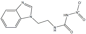 1-[2-(1H-Benzimidazol-1-yl)ethyl]-3-nitrourea Struktur