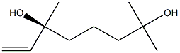 (S)-2,6-Dimethyl-7-octene-2,6-diol Struktur