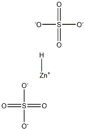 Di(sulfuric acid hydrogen)zinc salt Struktur