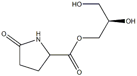 (R)-5-Oxo-2-pyrrolidinecarboxylic acid 2,3-dihydroxypropyl ester Struktur