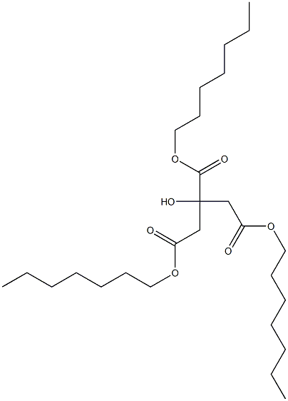 Citric acid triheptyl ester Struktur