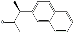 [S,(+)]-3-(2-Naphtyl)-2-butanone Struktur