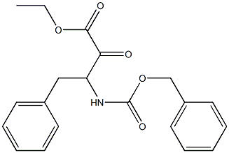 3-Benzyloxycarbonylamino-4-phenyl-2-oxobutyric acid ethyl ester Struktur