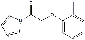 1-(1H-Imidazol-1-yl)-2-(2-methylphenoxy)ethanone Struktur