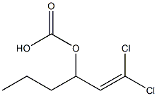 Carbonic acid (2,2-dichlorovinyl)butyl ester Struktur