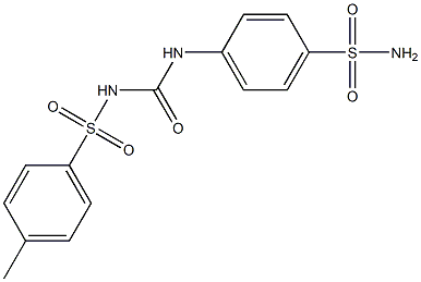 N1-(4-Sulfamoylphenyl)-N3-(4-toluenesulfonyl)-urea Struktur