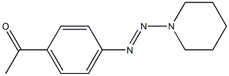 4'-(1-Piperidinylazo)acetophenone Struktur