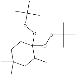 2,4,4-Trimethyl-1,1-bis(tert-butylperoxy)cyclohexane Struktur