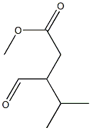 3-Isopropyl-4-oxobutyric acid methyl ester Struktur