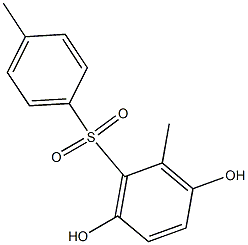 3,6-Dihydroxy-2,4'-dimethyl[sulfonylbisbenzene] Struktur