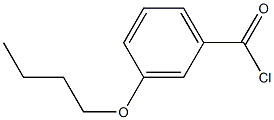 3-butoxybenzoyl chloride Struktur