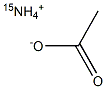 Ammonium-15N acetate 98 atom % 15N Struktur