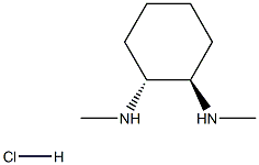 trans-(1R,2R)-N,N'-Bismethyl-1,2-cyclohexanediamine hydrochloride Struktur