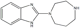 2-[1,4]Diazepan-1-yl-1H-benzoimidazole Struktur