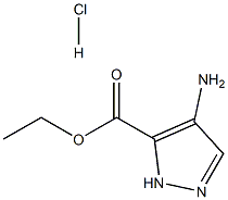 4-Amino-2H-pyrazole-3-carboxylicacidethylesterhydrochloride Struktur