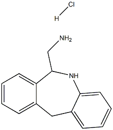 6-Aminomethyl-6,11-dihydro-5H-dibenzo[b,e]azepinehydrochloride Struktur