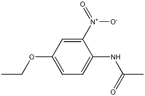 3-Nitro-4-acetamidophenetole Struktur