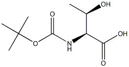 BOC-DL-Threonine Struktur