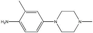 2-Methyl-4-(4-methyl-1-piperazinyl)aniline Struktur