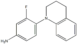 4-[3,4-Dihydro-1(2H)-quinolinyl]-3-fluoroaniline Struktur