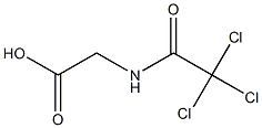 2-[(2,2,2-Trichloroacetyl)amino]acetic acid Struktur