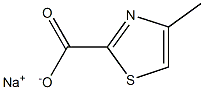 4-Methyl-1,3-thiazole-2-carboxylic acid sodiumsalt Struktur