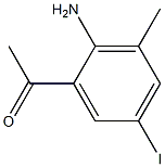 1-(2-Amino-5-iodo-3-methylphenyl)-1-ethanone Struktur