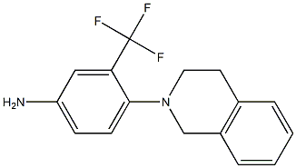 4-[3,4-Dihydro-2(1H)-isoquinolinyl]-3-(trifluoromethyl)aniline Struktur