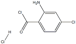 2-amino-4-chlorobenzoyl chloride hydrochloride Struktur