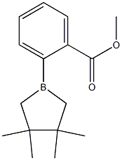 methyl 2-(3,3,4,4-tetramethylborolan-1-yl)benzoate Struktur